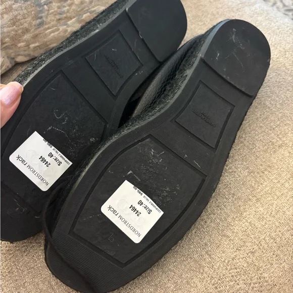 Saint Laurent Black Leather Men's Shoes Sz 40 EU Sz 7 US New - Picture 11 of 16